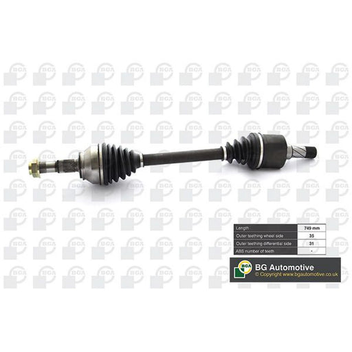 BGA CV Drive Shaft Driveshaft Front Left DS6738L