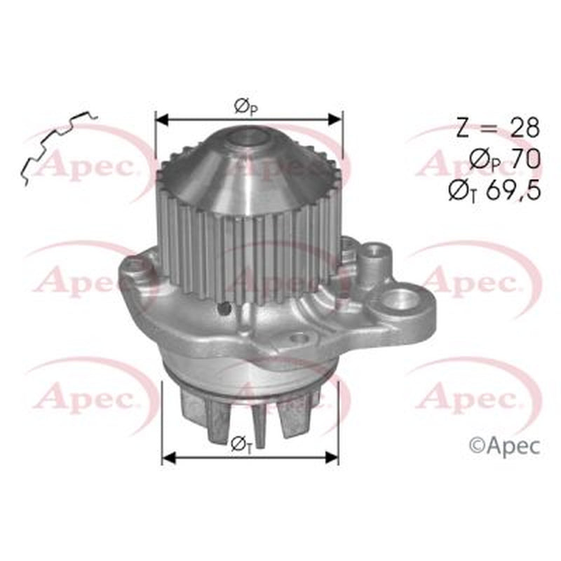 Apec Engine Cooling Water Pump AWP1137