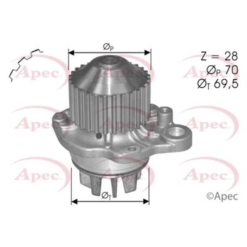 Apec Engine Cooling Water Pump AWP1137
