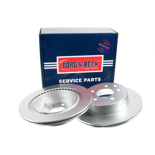 Borg & Beck 2 x Vented Rear Brake Discs BBD4368
