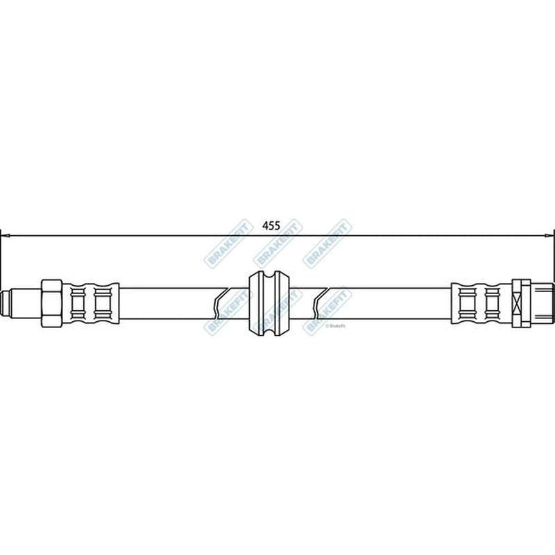 Apec Brake Hydraulic Hose Line Front BHO4035