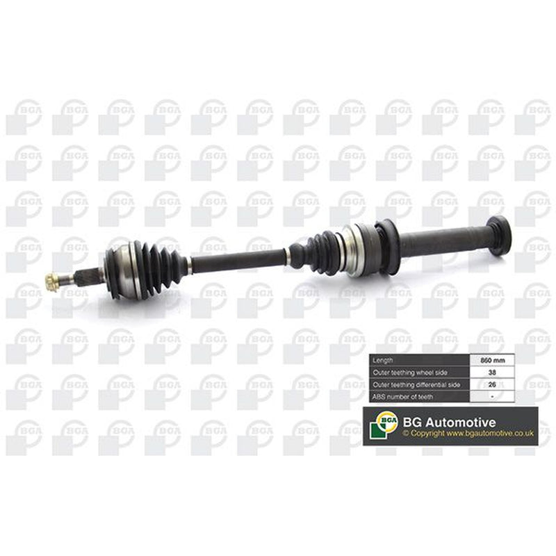 BGA CV Drive Shaft Driveshaft Front Right DS9642R