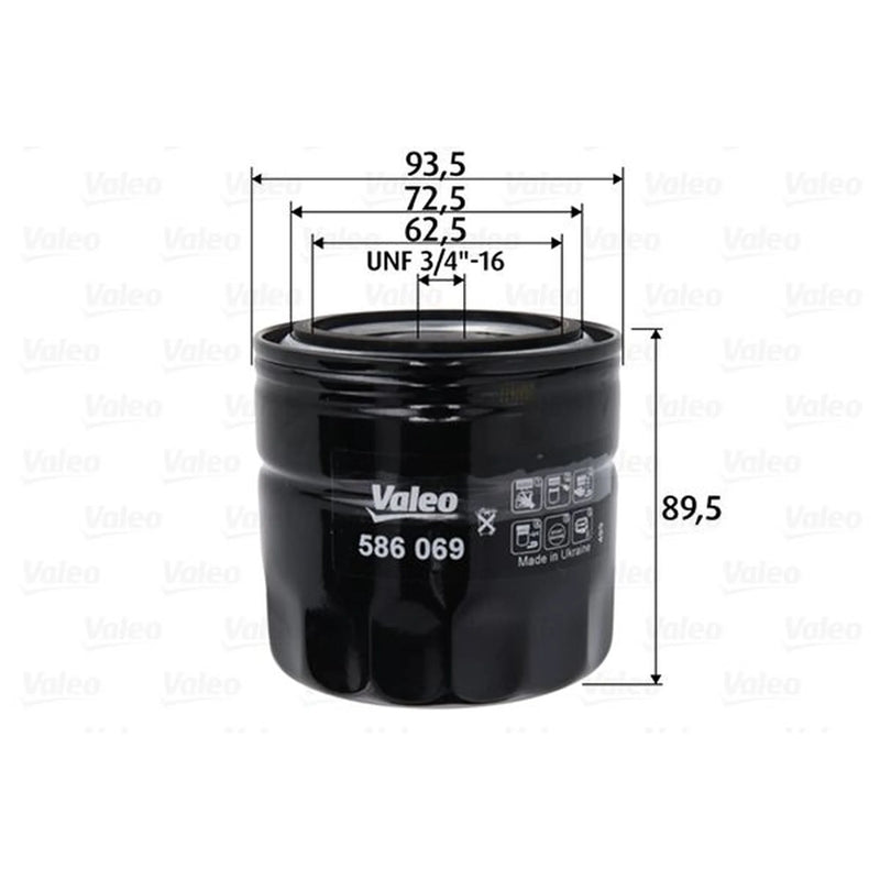 Valeo Engine Oil Filter 586069