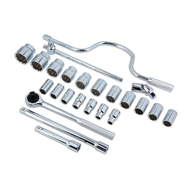 Kamasa Socket Set 1/2"D 24pc - KPL