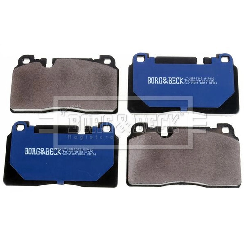 Borg & Beck 4 x Front Brake Pad Set BBP2382