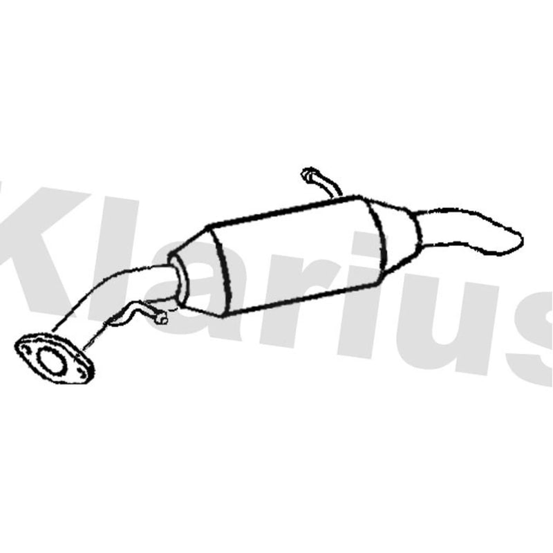 Klarius Box With Tail Pipe Rear TY813Q