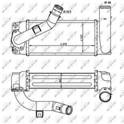 NRF Intercooler (Charge Air Cooler) 30922