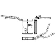 Mahle Heater Matrix Core Heat Exchanger AH 199 000S