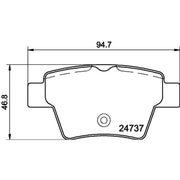 DON Rear Brake Pad Set PCP1400