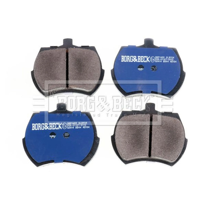 Borg & Beck 4 x Front Brake Pad Set BBP1409