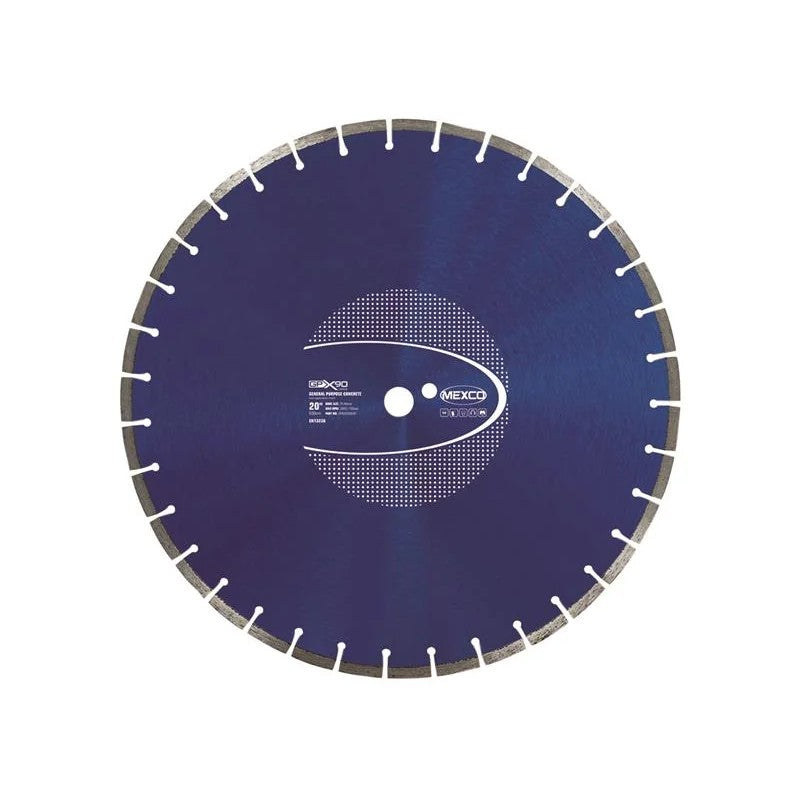 MEXCO GPX90 Concrete Diamond Blade 500 x 25.4mm - GPX90500LHP