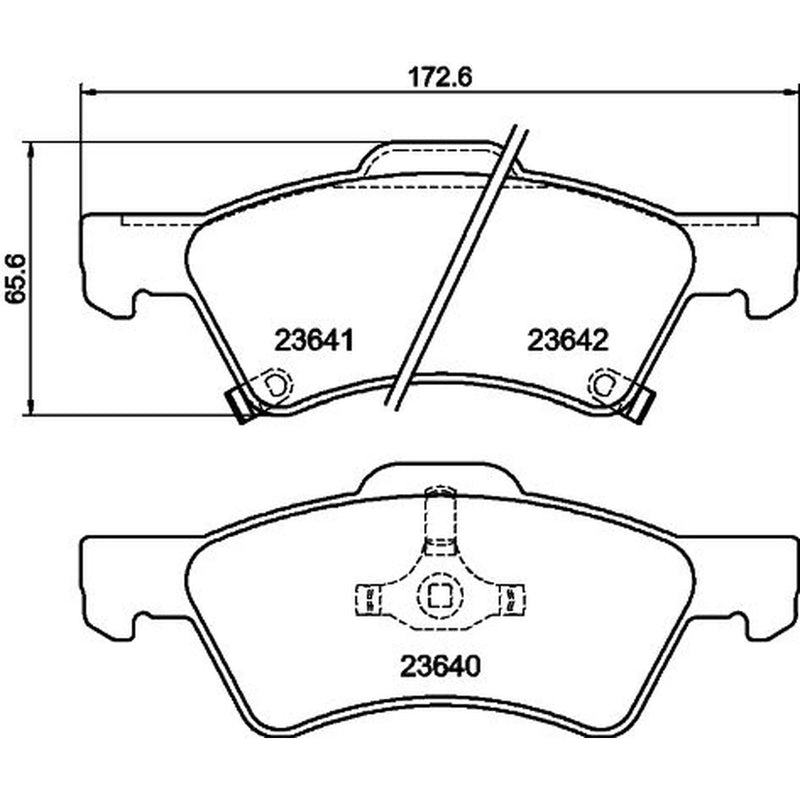 DON Front Brake Pad Set PCP1473