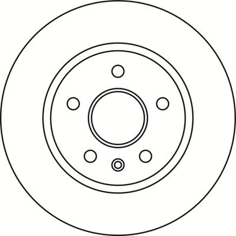 Abtex 2 x Vented Rear Brake Discs BD1837V