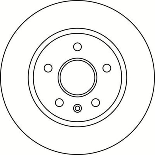 Abtex 2 x Vented Rear Brake Discs BD1837V