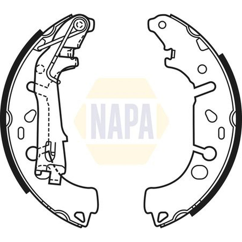 NAPA Brake Shoe Set Axle Kit NBS1063