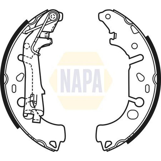 NAPA Brake Shoe Set Axle Kit NBS1063