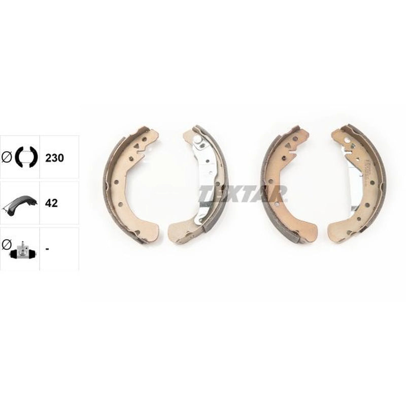 Textar Brake Shoe Set Axle Kit 91060100