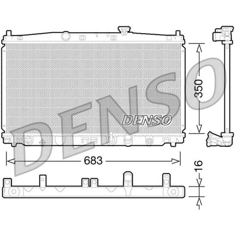 Denso Engine Radiator DRM40032