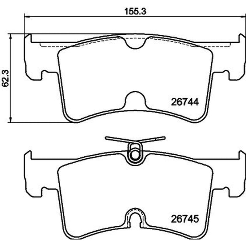 Mintex Rear Brake Pad Set MDB4339