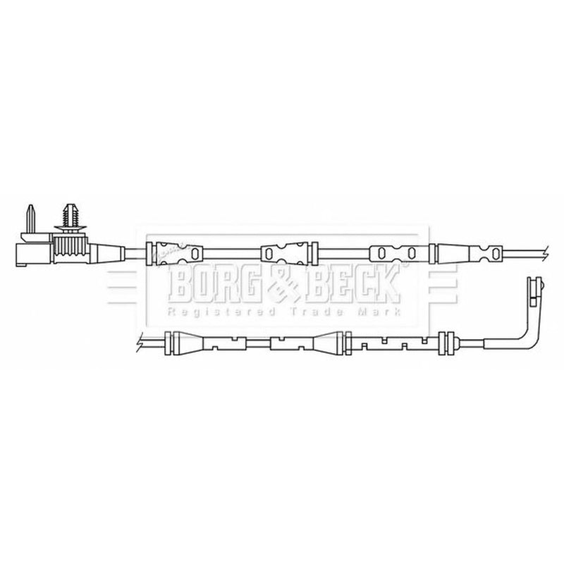Borg & Beck Brake Pad Wear Sensor Rear BWL3190