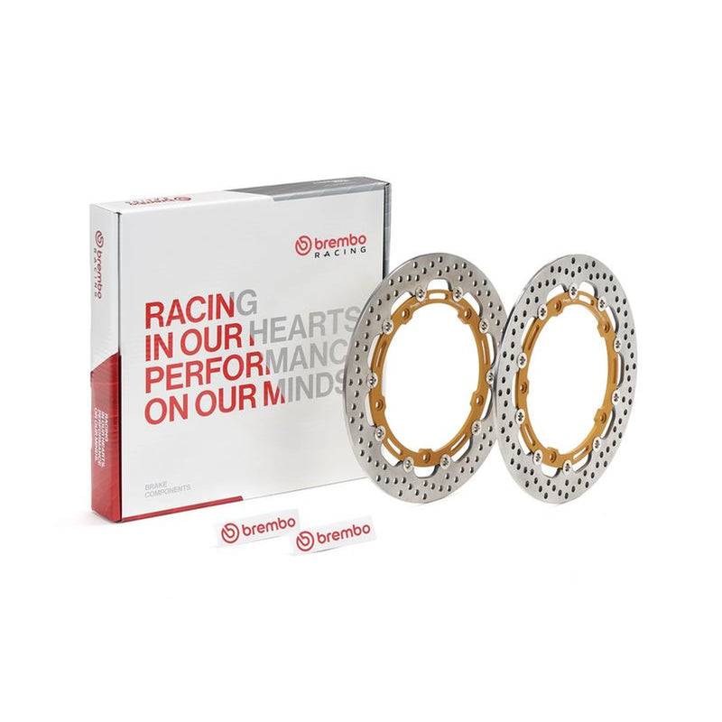 Brembo 2 x Floating Front Brake Disc Brake Discs 208973751