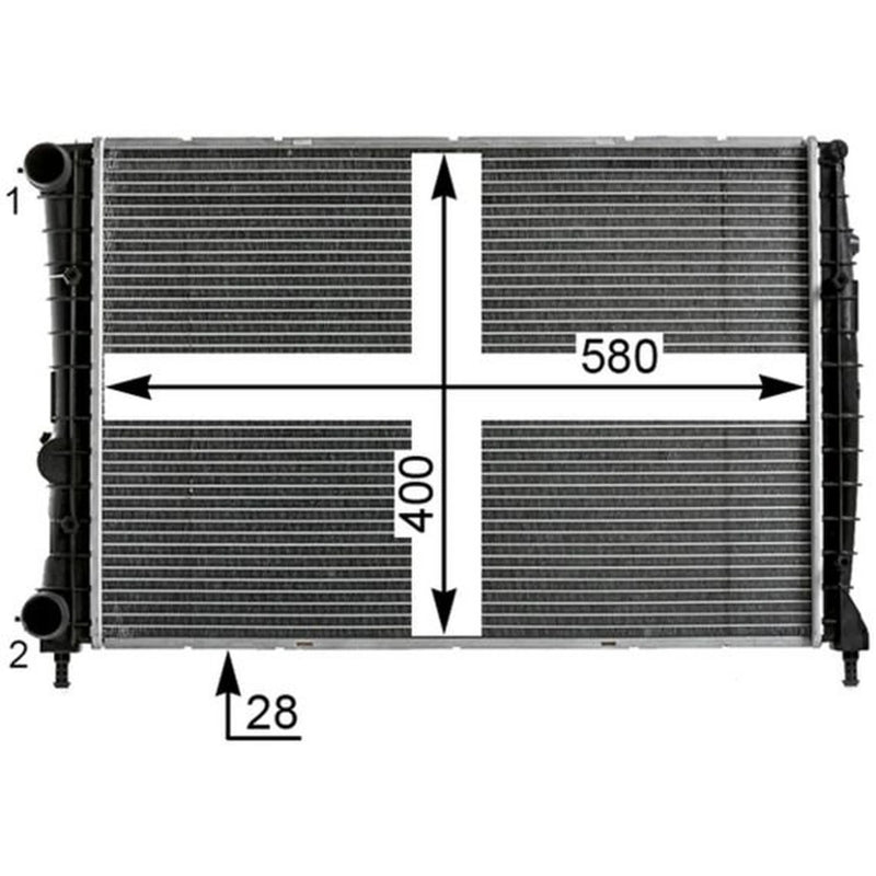 Mahle Engine Radiator CR 1984 000P