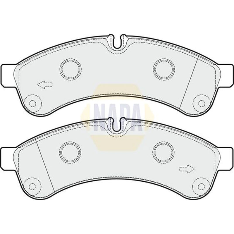 NAPA Rear Brake Pad Set NBP1839