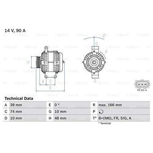 Bosch Reman Alternator 4998 0986049980 Bosch  - Town Parts