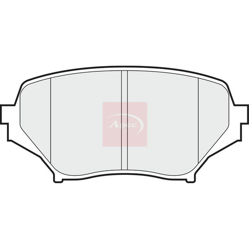 Apec Front Brake Pad Set PAD1486