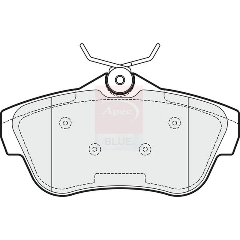 Apec Rear Brake Pad Set PD3140