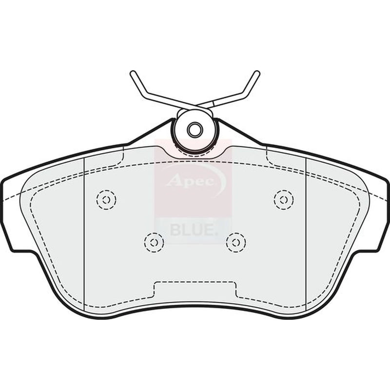 Apec Rear Brake Pad Set PD3140