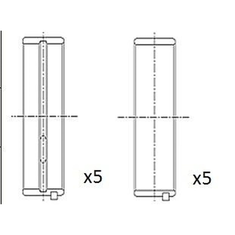 FAI Main Bearing Set BM1028-STD
