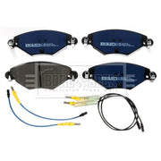 Borg & Beck 4 x Front Brake Pad Set BBP1722