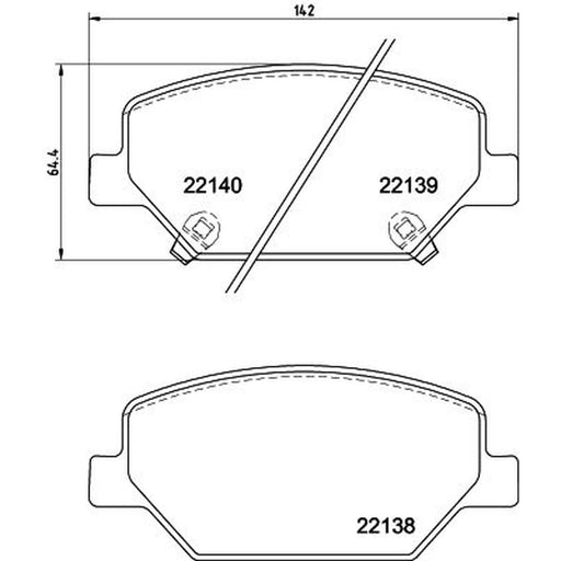 Mintex Front Brake Pad Set MDB4067