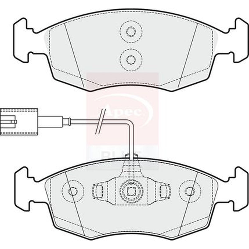 Apec Front Brake Pad Set PD3285
