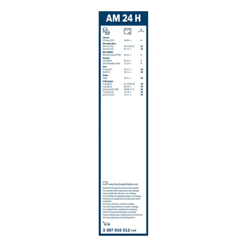 Bosch Aerotwin Wiper Blade 240mm — AM24H