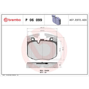 Brembo 4 x Front Brake Pad Set P06099