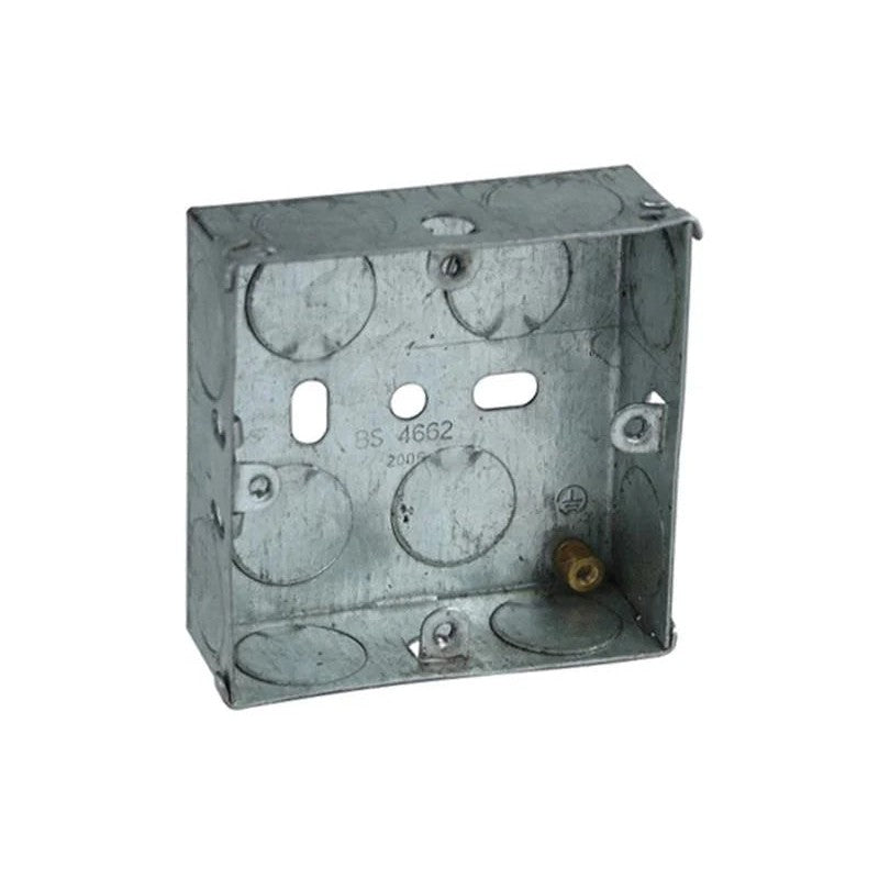 Axiom Electrical Metal Switch Box 16mm (Pack 20) - MB116