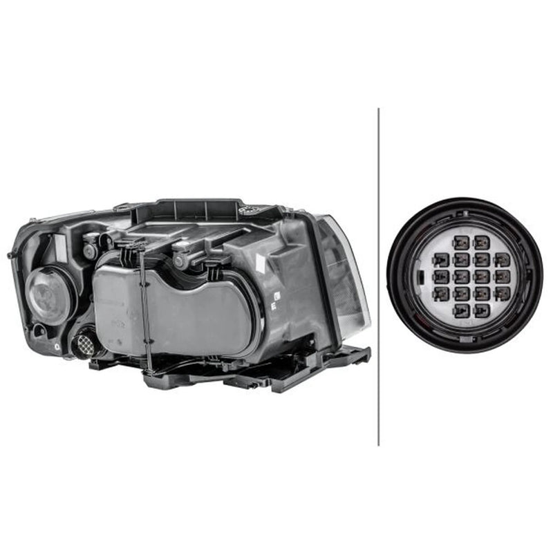 Hella Headlight Headlamp HB3 Left 1LJ 354 813-131