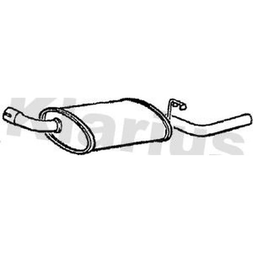 Klarius Box With Tail Pipe Rear FD732D