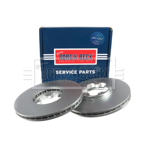 Borg & Beck 2 x Vented Front Brake Discs BBD4221