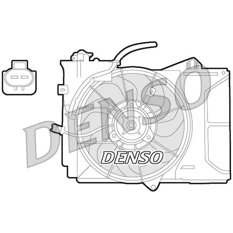 Denso Engine Cooling Fan DER50001