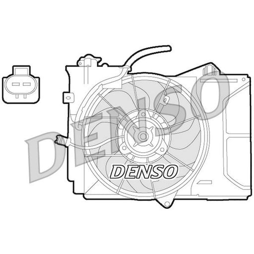 Denso Engine Cooling Fan DER50001