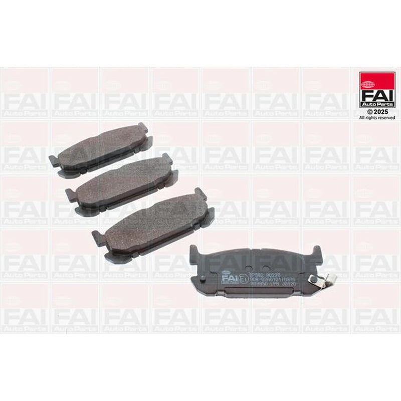 FAI Rear Brake Pad Set BP582