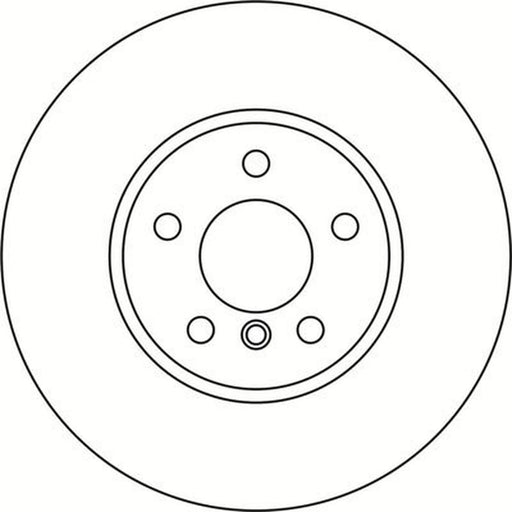 Abtex 2 x Vented Front Brake Discs BD1867V