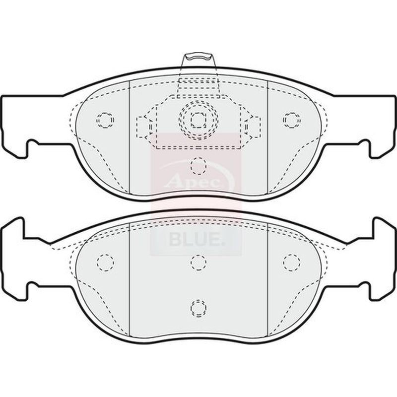 Apec Front Brake Pad Set PD3480
