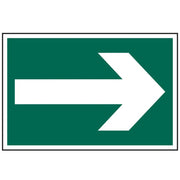 Scan Arrow Symbol - PVC Sign 300 x 200mm - 15121