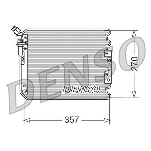 Denso Air Conditioning Condenser DCN28001