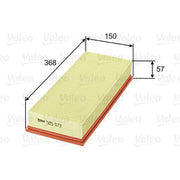 Valeo Engine Air Filter 585073