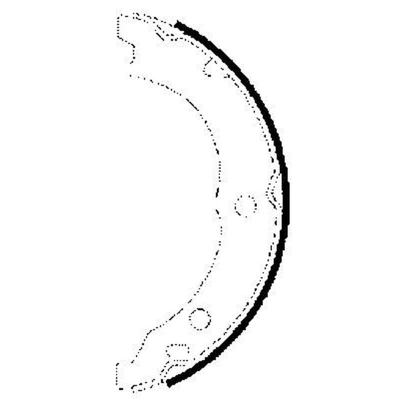 Textar Parking Brake Shoe Set 91062100